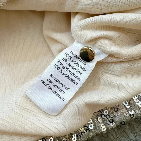 NWT Maurice’s Sequin Padded Shoulder Top - Picture 10 of 12